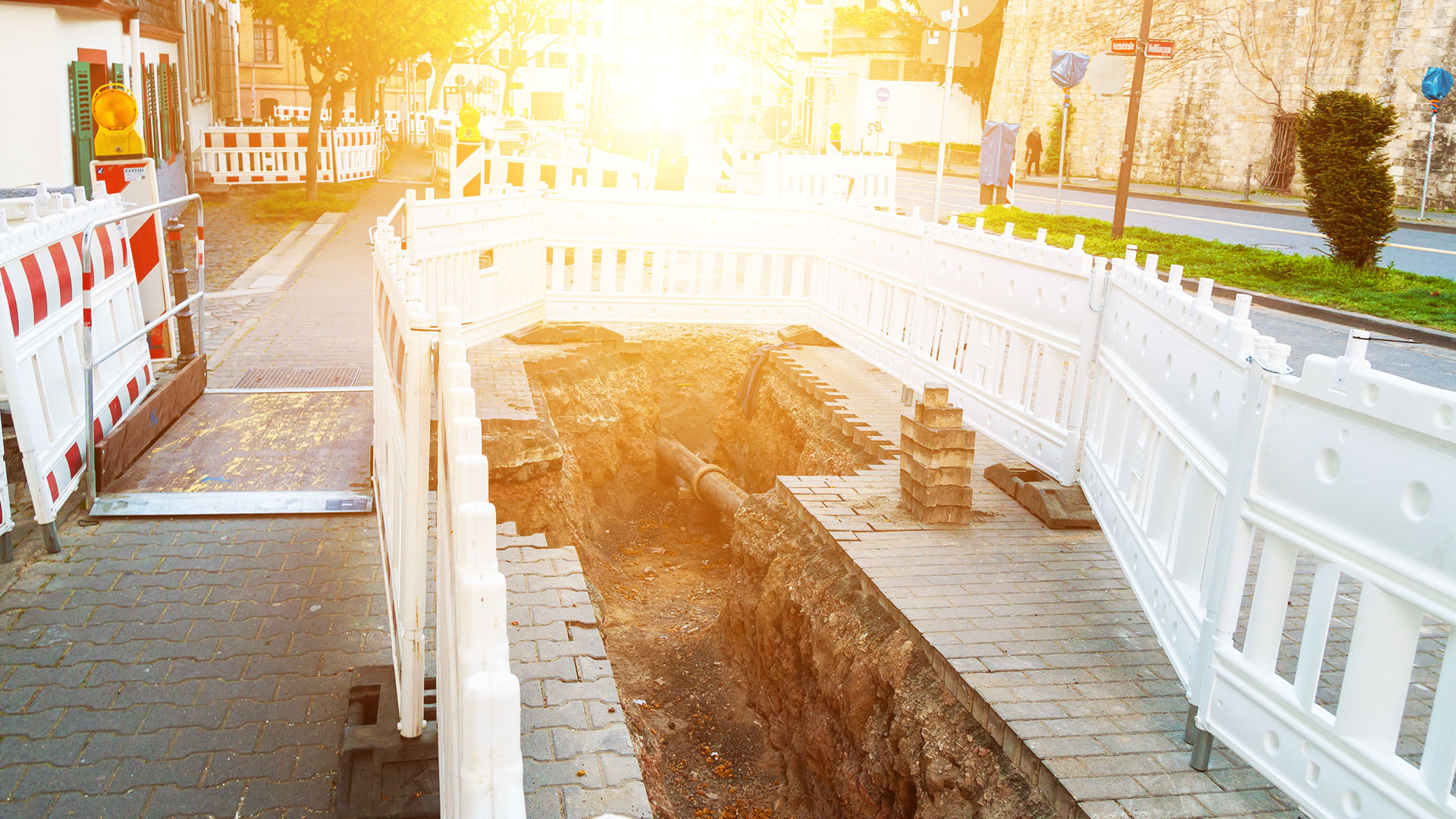 Kanalbau in Hannover